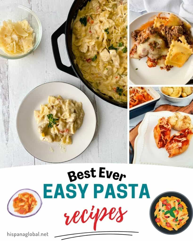 When you are looking for family dinner ideas, easy pasta recipes are always a great idea. Here are 8 delicious options that will delight everybody in your family.