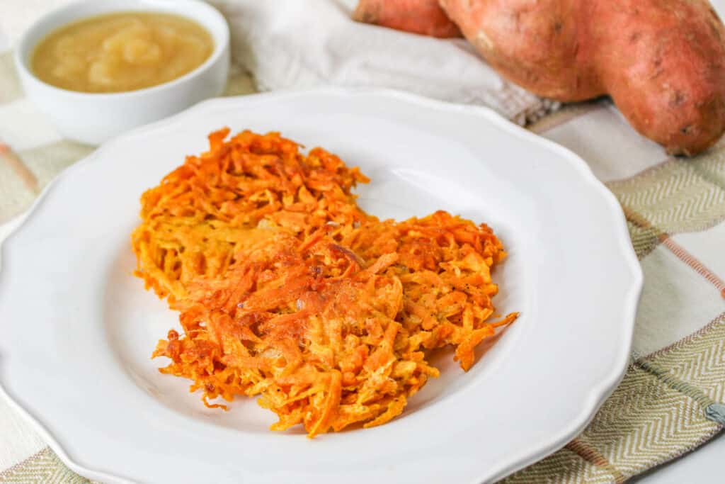 Sweet potato latkes are a delightful twist on the classic Hanukkah treat, and they make a perfect addition to your holiday menu. They offer a sweet and savory twist on a traditional favorite, making them a perfect choice for the Jewish Festival of Lights.