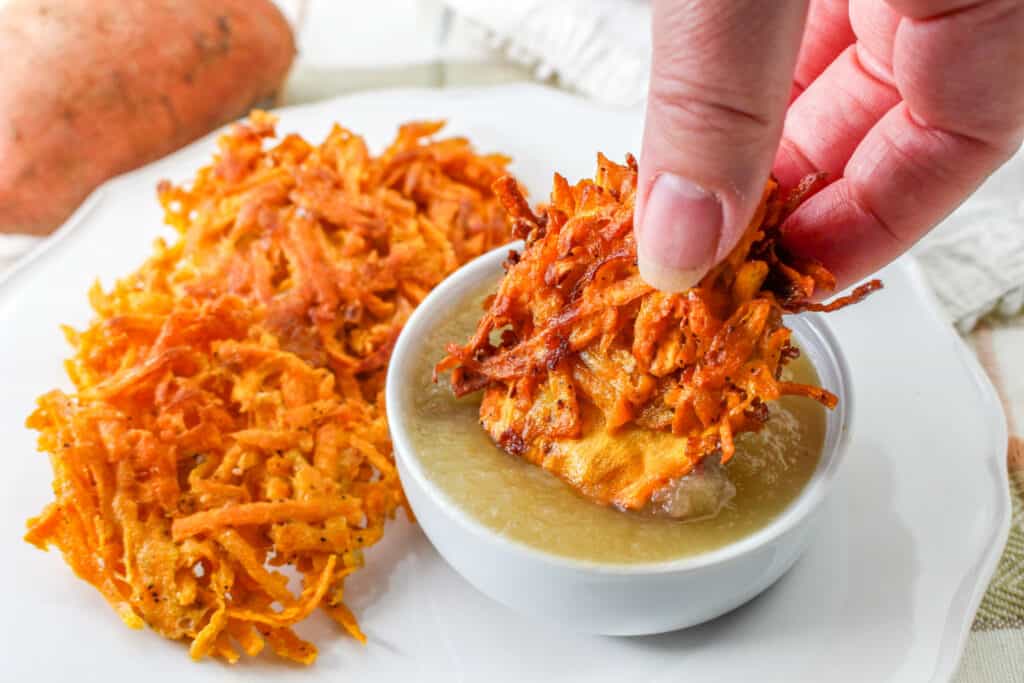 Sweet potato latkes are a delightful twist on the classic Hanukkah treat, and they make a perfect addition to your holiday menu. They offer a sweet and savory twist on a traditional favorite, making them a perfect choice for the Jewish Festival of Lights.