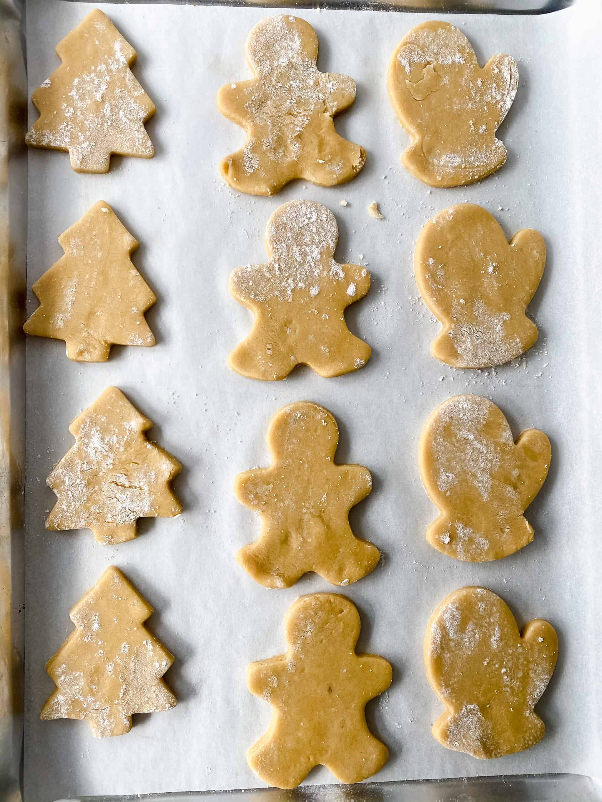 no spread sugar cookies baking sheet