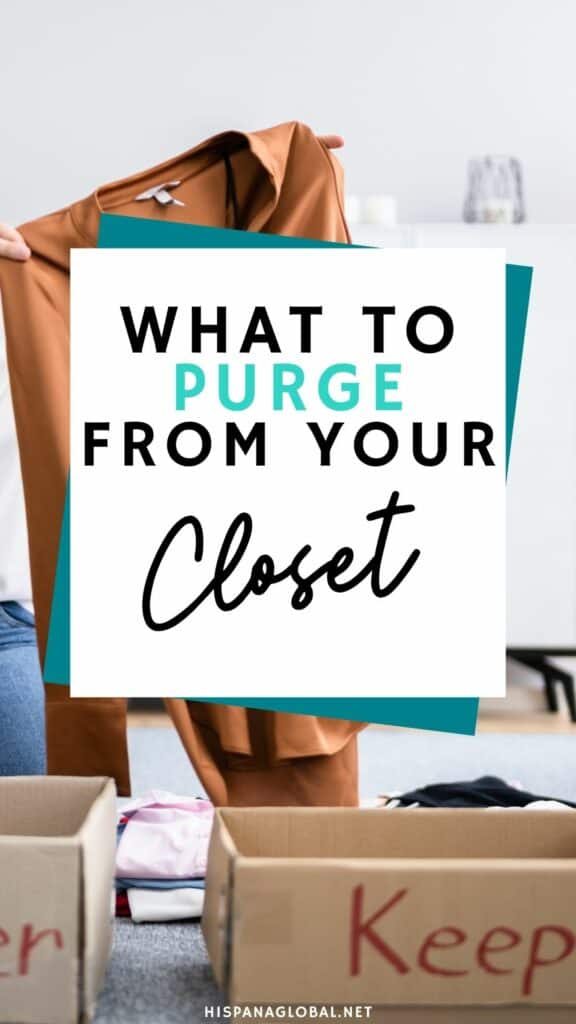 Wish to know what to purge from your closet? This guide will help you kickstart your closet cleanup, maintain focus throughout the process, and identify the top 10 items to discard so you can be more organized with less clutter.