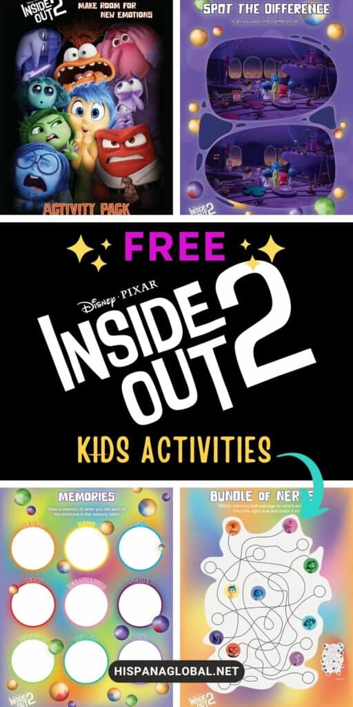 Create new core memories as a family with this free printable Inside Out 2 activity pack.