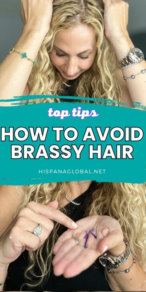 Yes, you can prevent light hair from turning brassy! With a few simple changes in your haircare routine, your hair color will look less orange and more vibrant. here are the top products and tips to prevent brassy hair!