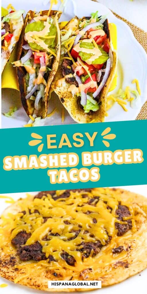 These smash burger tacos are easy to make, completely customizable, and kid-friendly. Plus, they deliver that satisfying burger taste without the need for buns or a grill.